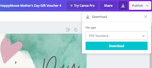 Canva: Download