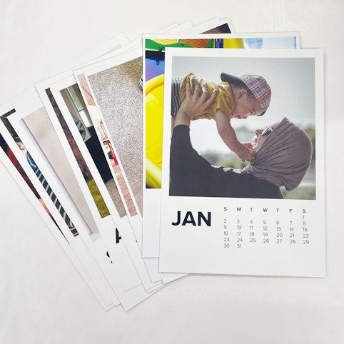 Calendar prints on Silk 300gsm paper.