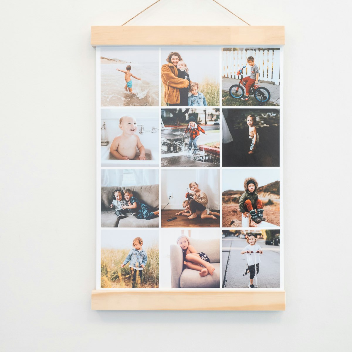 Pair with a wooden hanger for a Scandi-inspired display. - Collage prints - HappyMoose