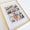 A4 collage print with 12 family photos in an A3 metallic frame with A4 mat. - Collage prints - HappyMoose