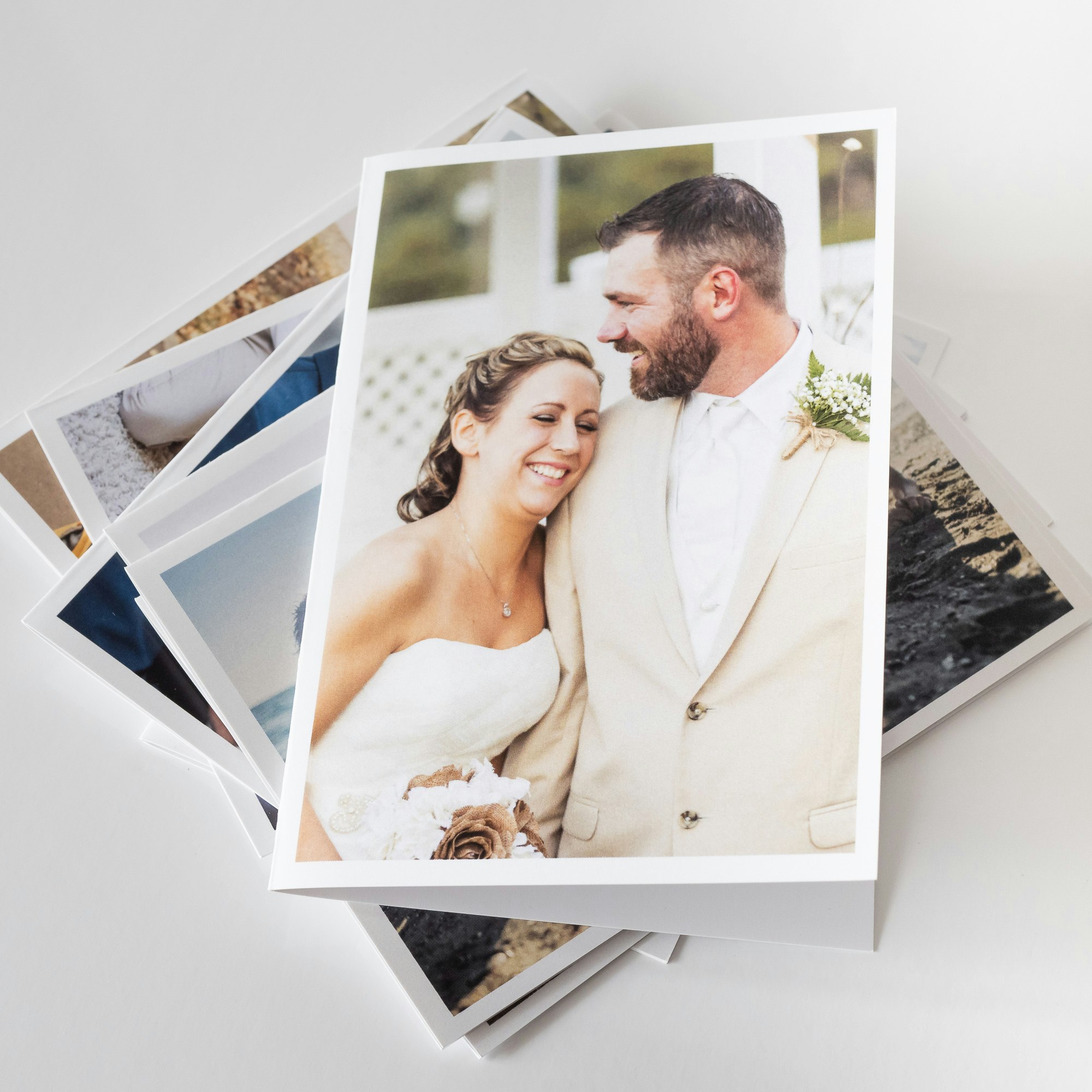 Upload multiple photos to create all the cards you need. - Folded photo cards - HappyMoose