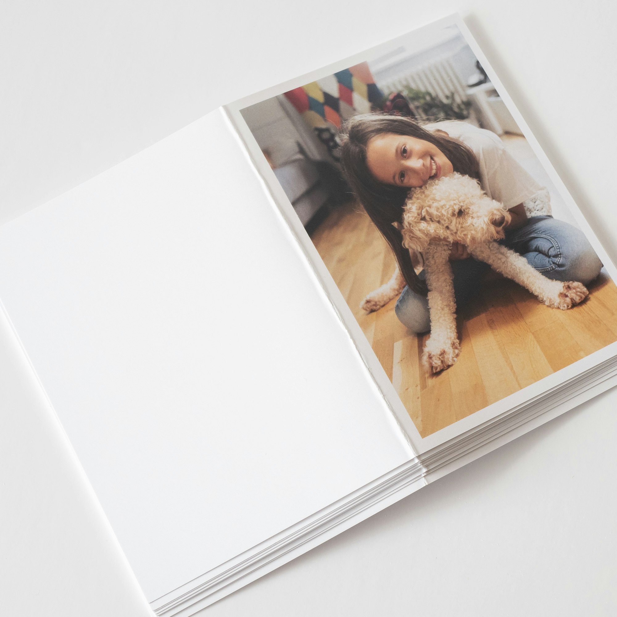 Orders of more than 15 cards will come flat, creased ready to fold at home. - Folded photo cards - HappyMoose