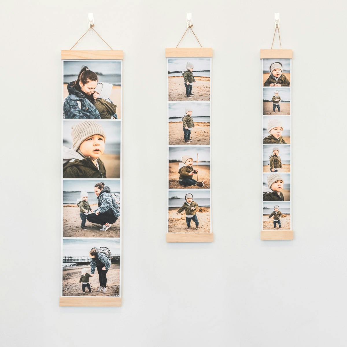 Choose from three different sizes: 20x80cm, 15x60cm, 10x60cm - Giant photostrips - HappyMoose
