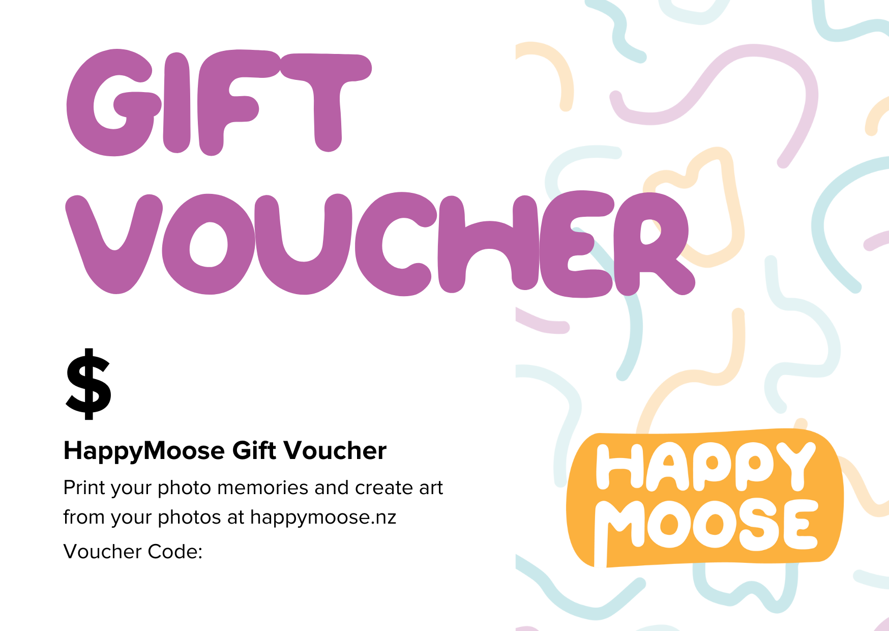 Gift Voucher - Gift vouchers - HappyMoose