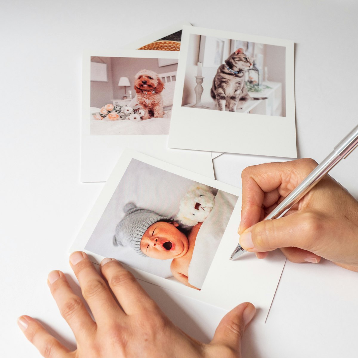 With space to write, these retro prints make for personalised keepsakes. - Retro photo prints - HappyMoose