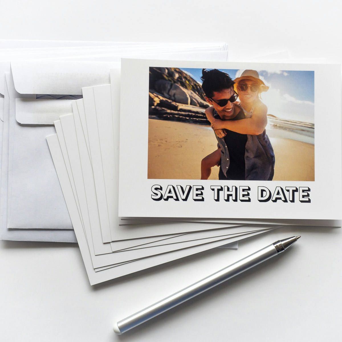 Choose your favourite photo. - Save the date - HappyMoose