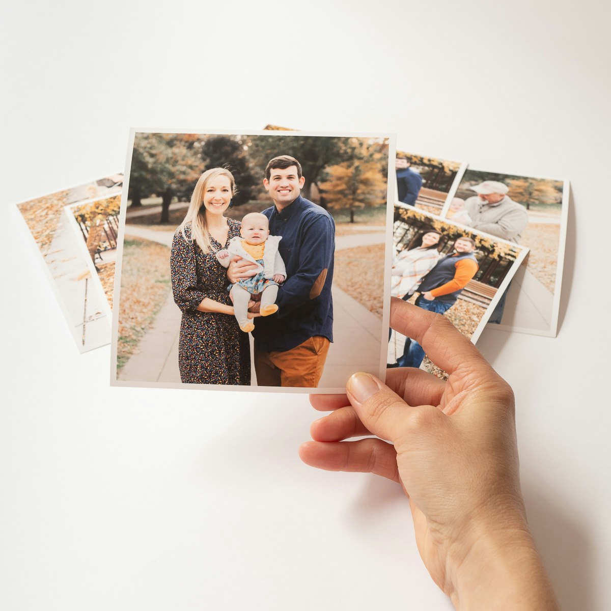choose the finish you prefer with our selection of 5 photo paper options. - Square prints - HappyMoose