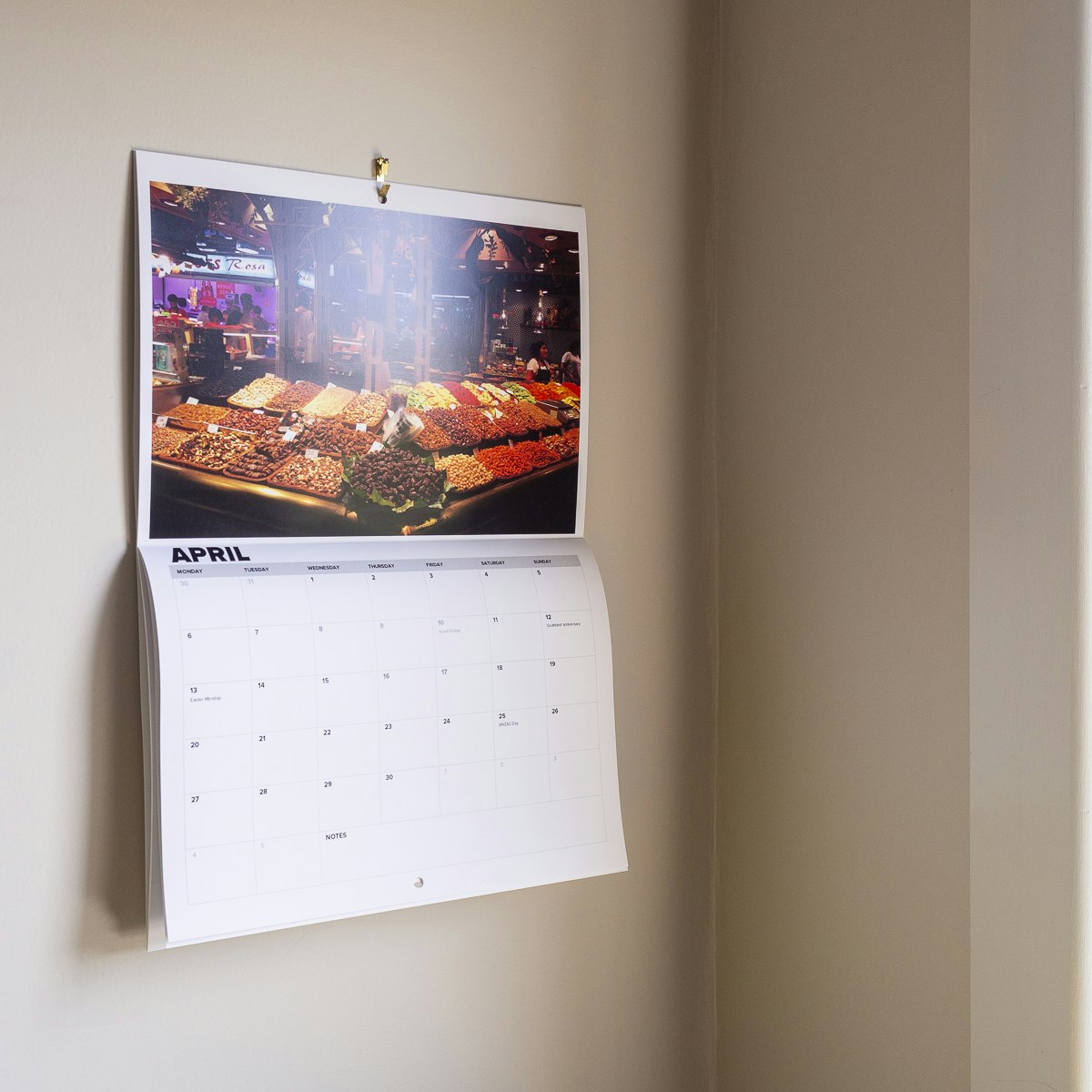 Colorful Wall Calendar - Printable Calendar